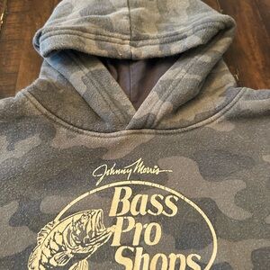 Bass Pro Shops,  Hoodie, Toddler size 4 camo design, ready for adventure!